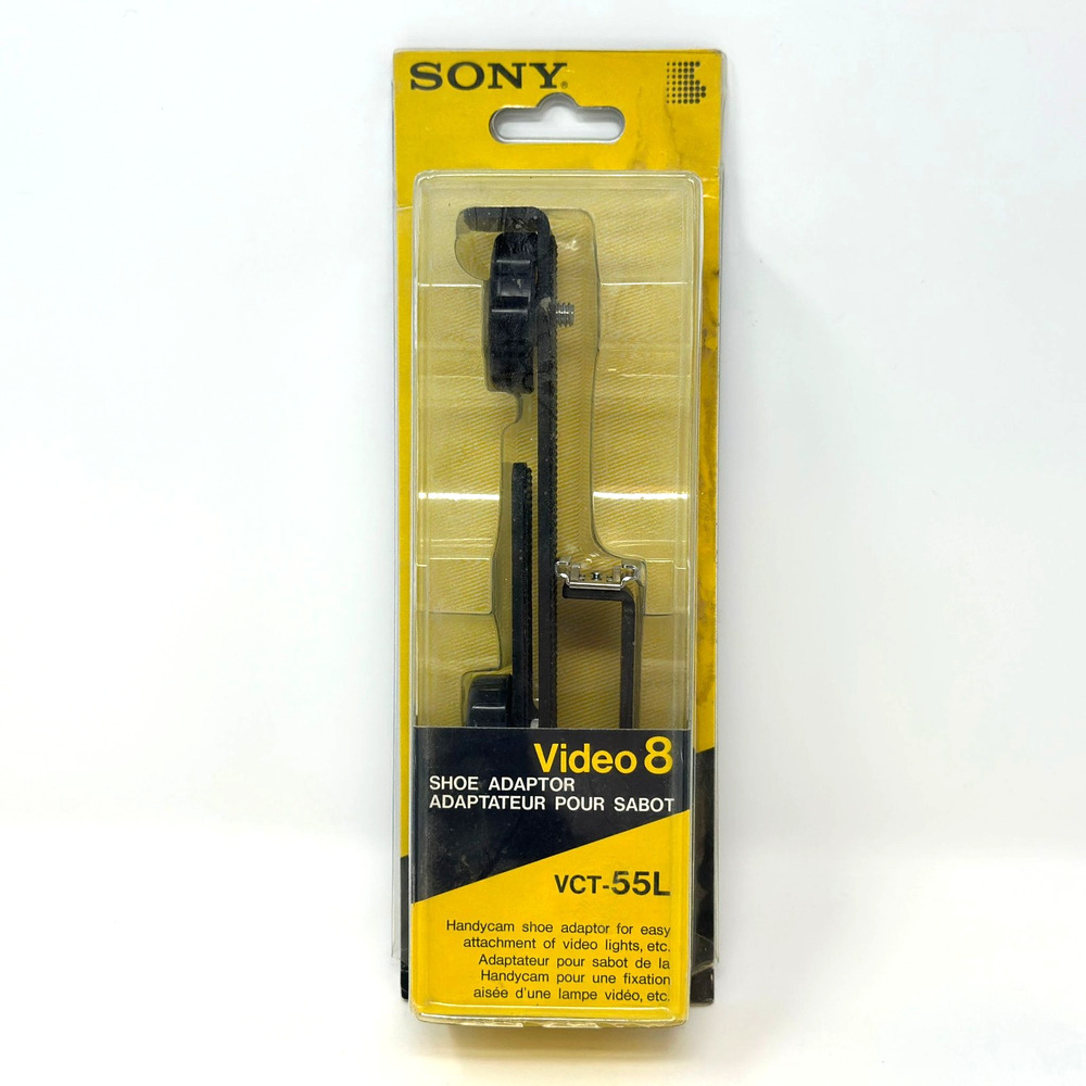 Sony Video8 VCT-55L Handycam Shoe Adapter Bracket in Original Package Japan READ